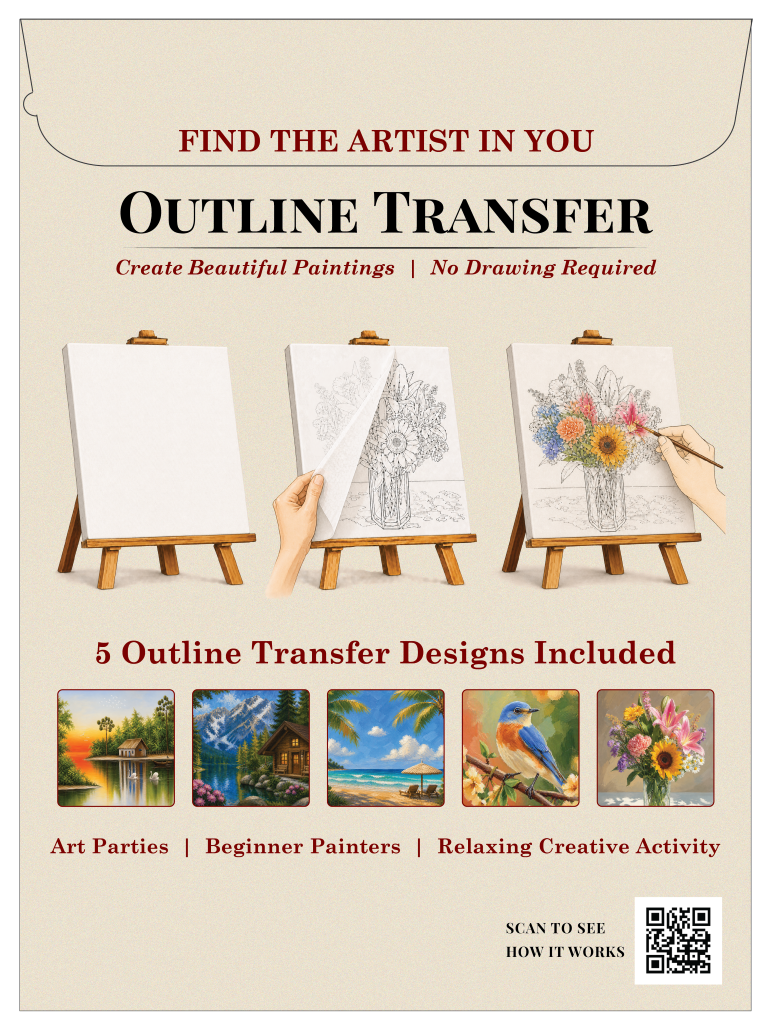 Outline Transfer Set - 5 Mixed Designs
